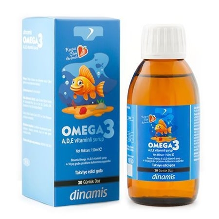 Dinamis Omega A D E Vitaminli Şurup